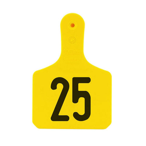 Y-Tex, Y-Tex Numbered Calf Y-Tag Ear Tags 1-25 Yellow, 1 Count