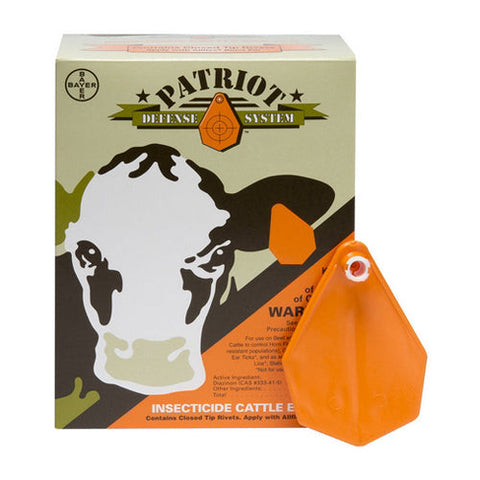 Elanco, Patriot Insecticide Cattle Ear Tags, 1 Count