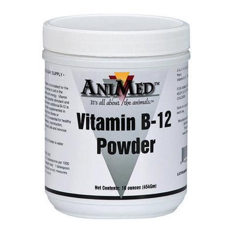 Animed, Vitamin B-12 Powder For Horses, 16 Oz
