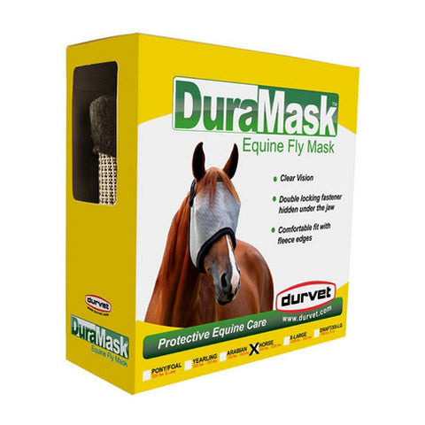 Durvet, Duramask Equine Fly Mask Without Ears Without Ears Horse, 1 Each