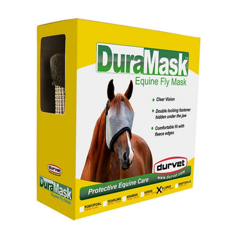 Durvet, Duramask Equine Fly Mask Without Ears Without Ears X-Large, 1 Each