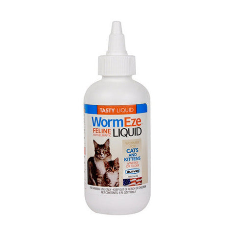 Durvet, Wormeze Dog And Cat Dewormer  Liquid (Cat Only), 4 Oz