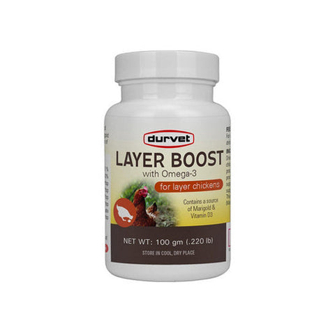 Durvet, Layer Boost With Omega-3 Chicken Supplement, 100 Grams