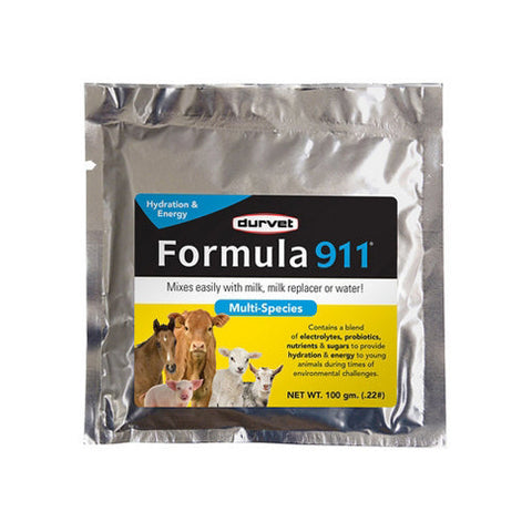 Durvet, Formula 911 Multi-Species Supplement, 100 Grams