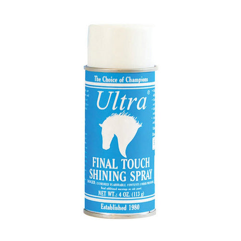 Ultra, Ultra Final Touch Shining Spray for Horses, 4 Oz