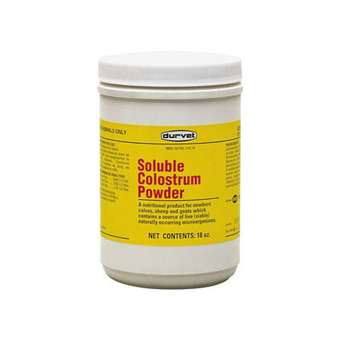 Durvet, Soluble Colostrum Powder, 18 Oz