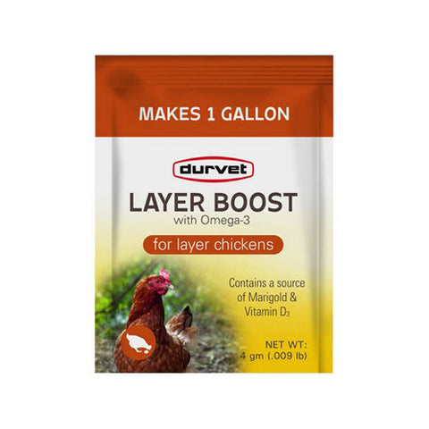 Durvet, Layer Boost With Omega-3 Chicken Supplement, 4 Grams