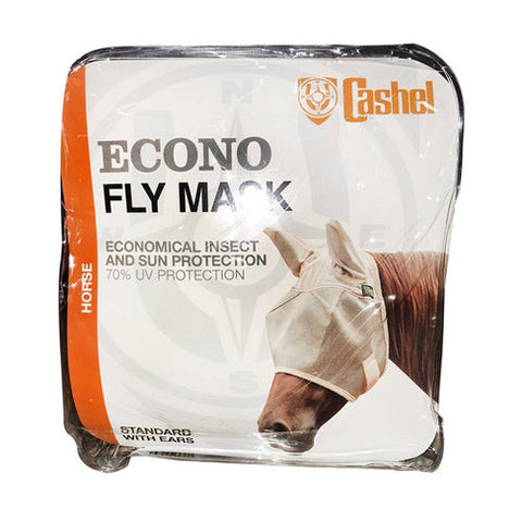 Cashel, Econo Fly Mask With Ears Horse Beige, 1 Count