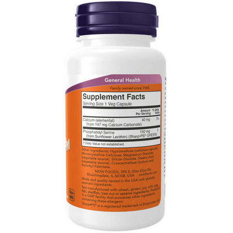 Now Foods, Soy-Free Phos Serine, 150 Mg, 60 Veg Caps