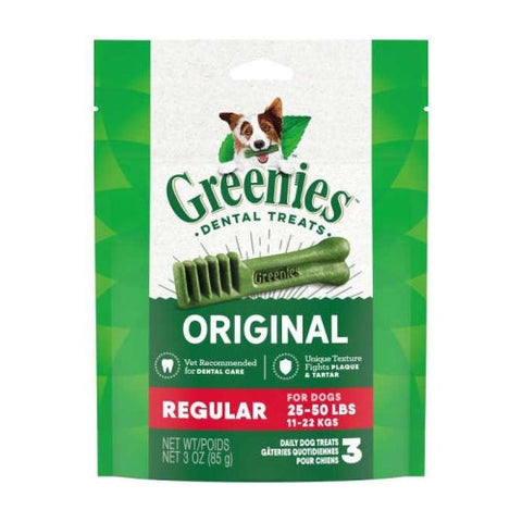 Greenies, Greenies Regular Trial Size Treat Pack, 3 Oz