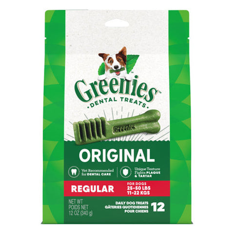 Greenies, Greenies Regular Treat Pack, 12 Oz