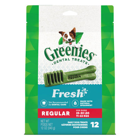 Greenies, Greenies Regular Fresh Treat Pack, 12 Oz