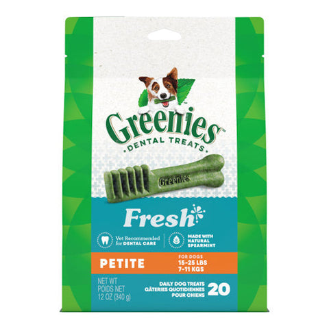 Greenies, Greenies Petite Fresh Treat Pack, 12 Oz