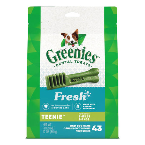 Greenies, Greenies Teenie Fresh Treat Pack, 12 Oz