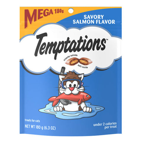Pedigree, Whiskas Temptations Savory Salmon, 6.35 Oz