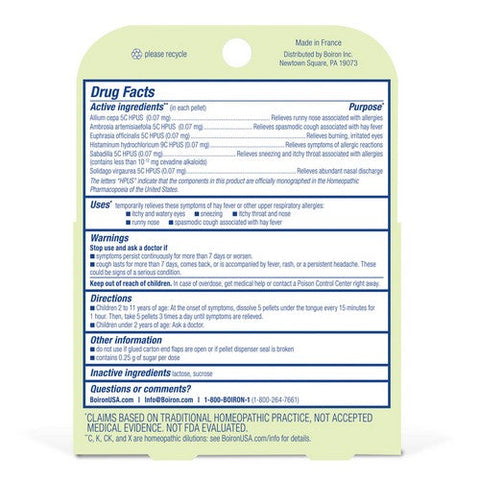 Boiron, Allergy Calm Kids Pellets, 3 Count