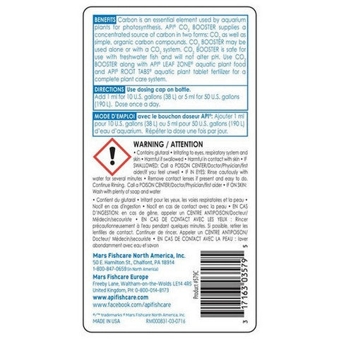 API, API CO2 Booster Plant Supplement, 8 Oz