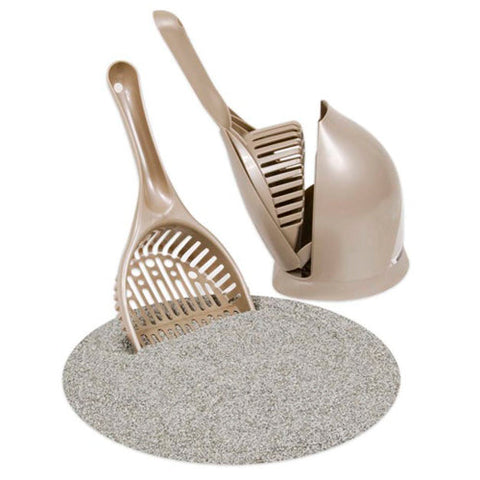 Petmate, Petmate Scoop 'N' Hide Cat Litter Scoop, Titanium, 1 Each/One Size