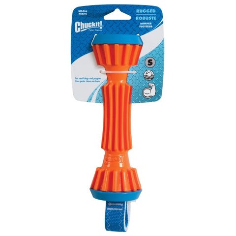 Chuckit!, Chuckit! Rugged Bumper Dog Toy, Blue/Orange, 1 Each/Small