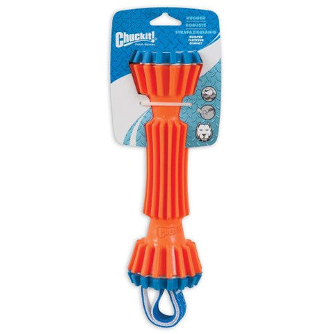 Chuckit!, Chuckit! Rugged Bumper Dog Toy, Blue/Orange, 1 Each/Medium