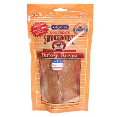 Smokehouse, Smokehouse USA Made Turkey Breast Dog Treat, 1 Each/3 Oz