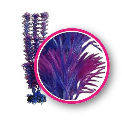 Weco, Weco Products Dream Series Fuschia Fern Aquarium Plant, Pink, Purple, 1 Each/6 in