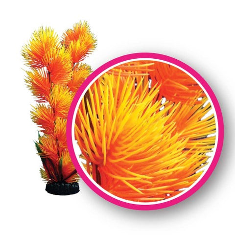 Weco, Weco Products Dream Series Pom Pom Aquarium Plant, Orange, 1 Each/6 in