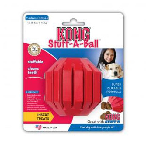 Kong, KONG Stuff-A-Ball Dog Toy, Red, 1 Each/Medium
