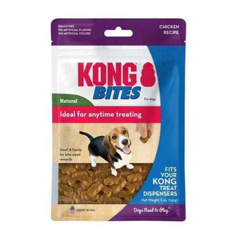 Kong, KONG Bites Dog Treats, Regular, Chicken, 1 Each/5 Oz