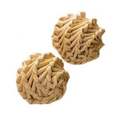Kong, KONG Natural Straw Ball Catnip Toy, Beige, 1 Each/One Size, 2 Pack
