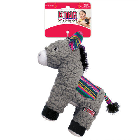 Kong, KONG Sherps Dog Toy Donkey, 1 Each/Medium