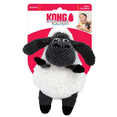 Kong, KONG Sherps Floofs Sheep Plush Squeak Dog Toy, 1 Each/Medium