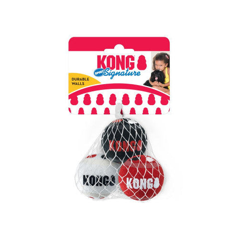 Kong, KONG Signature Sport Balls Dog Toy, 1 Each/SM, 3 Pack
