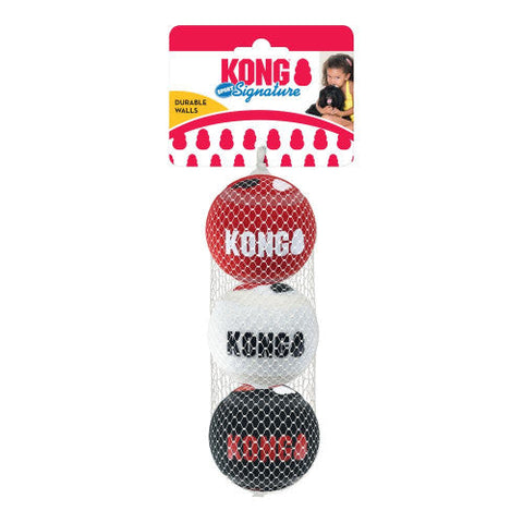 Kong, KONG Signature Sport Balls Dog Toy, 1 Each/MD, 3 Pack
