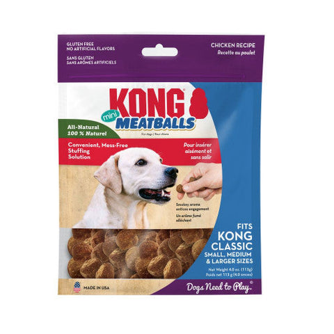 Kong, KONG Meatballs Dog Treat, Mini, 1 Each/4 Oz