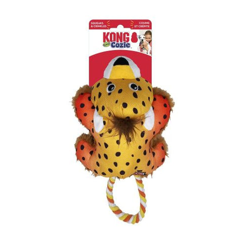Kong, KONG Cozie Tuggz Dog Toy, Cheetah, 1 Each/MD/Large