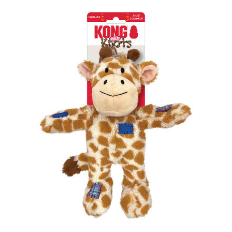 Kong, KONG Wild Knots Dog Toy, Giraffe, 1 Each/MD/Large
