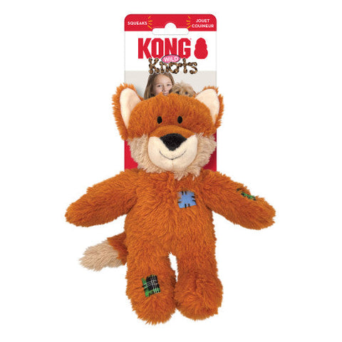 Kong, KONG Wild Knots Dog Toy, Fox, 1 Each/SM/Medium