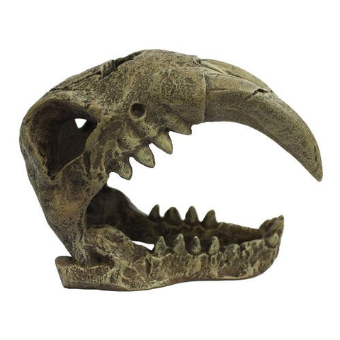 Komodo, Komodo Larger Saber Tooth Reptile Hideout, Gray, 1 Each/Large