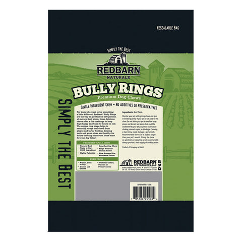 Redbarn Pet Products, Redbarn Pet Products Bully Rings Dog Chew, 1 Each/SM, 3 Count