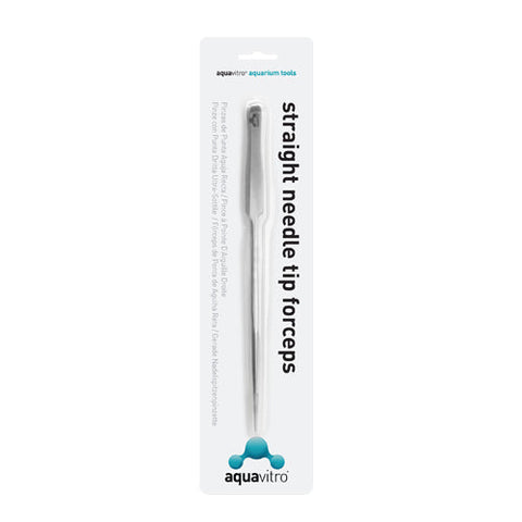 aquavitro, aquavitro Stainless Steel Tip Forceps, Straight Needle, 1 Each