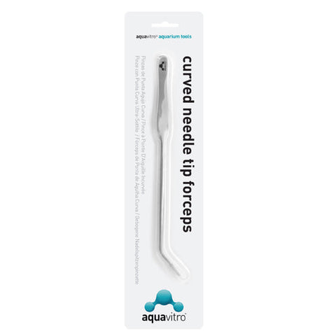 aquavitro, aquavitro Stainless Steel Tip Forceps, Curved Needle, 1 Each