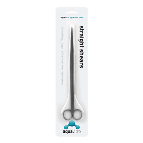 aquavitro, aquavitro Stainless Steel Straight Shears Aquarium Tool, Silver, 1 Each/10 in