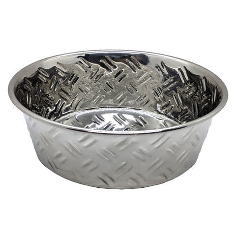 Spot, Spot Criss-Cross Stainless Steel No-Skid Dog Bowl, 1 Each/96 Oz
