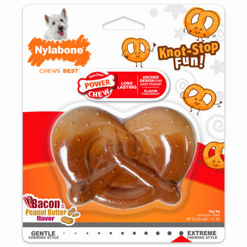 Nylabone, Nylabone Power Chew Pretzel Dog Chew Toy, 1 Each/SMall/Regular (1 Count)