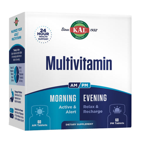 Kal, Multivitamin Am/Pm Universal, 2x60 Count