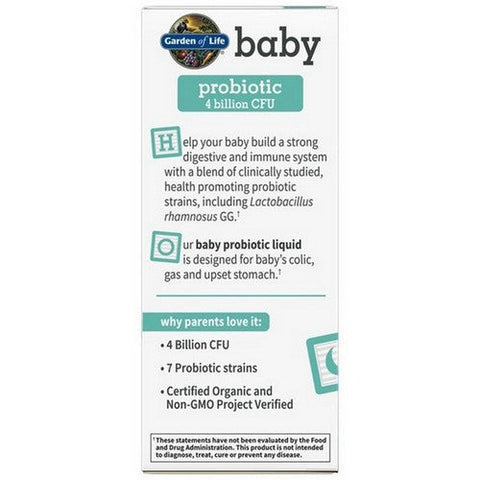 Garden of Life, Organic baby probiotic, 1.9 Oz