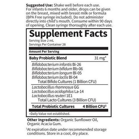 Garden of Life, Organic baby probiotic, 1.9 Oz