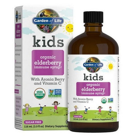 Garden of Life, Kids Organic Elderberry Syrup, 3.9 Oz