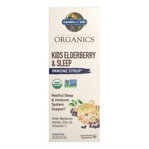 Garden of Life, Organics Kids Elderberry and Sleep Syrup, 3.92 Oz